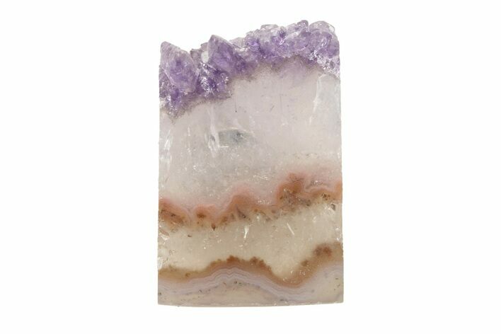 Polished Amethyst/Agate Refrigerator Magnets - Photo 1